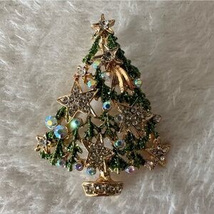 Christmas Tree Brooch NWT